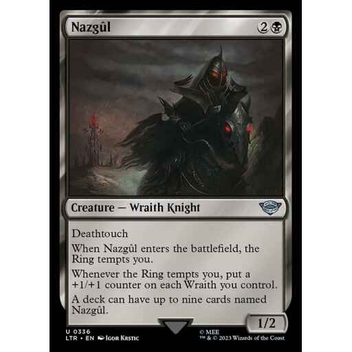 The Lord of the Rings: Tales of Middle-earth - 336 - Nazgûl - Uncommon - B - Foil