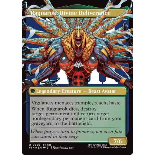 Final Fantasy - 526b - Ragnarok, Divine Deliverance - Uncommon - BG - Foil