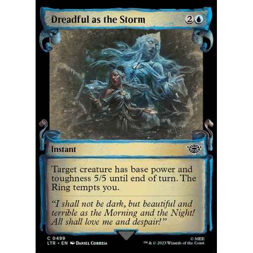 The Lord of the Rings: Tales of Middle-earth - 499 - Dreadful as the Storm - Common - U - Non-foil