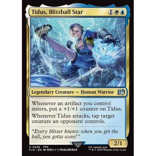 Final Fantasy - 246 - Tidus, Blitzball Star - Uncommon - WU - Non-foil