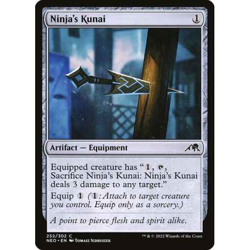 Kamigawa: Neon Dynasty - 252 - Ninja's Kunai - Common - C - Non-foil