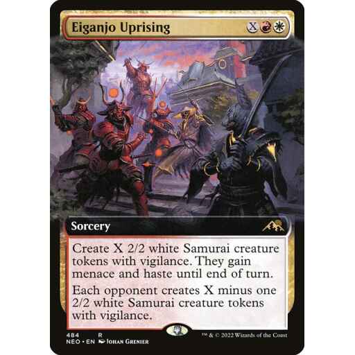Kamigawa: Neon Dynasty - 484 - Eiganjo Uprising - Rare - WR - Non-foil