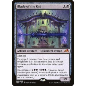 Kamigawa: Neon Dynasty - 89 - Blade of the Oni - Mythic - B - Non-foil