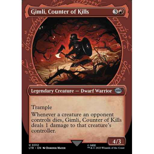 The Lord of the Rings: Tales of Middle-earth - 312 - Gimli, Counter of Kills - Uncommon - R - Non-foil