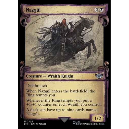 The Lord of the Rings: Tales of Middle-earth - 725 - Nazgûl - Uncommon - B - Foil