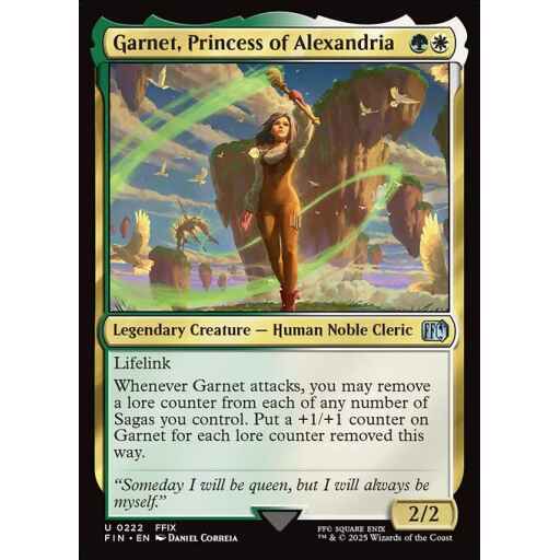 Final Fantasy - 222 - Garnet, Princess of Alexandria - Uncommon - WG - Foil