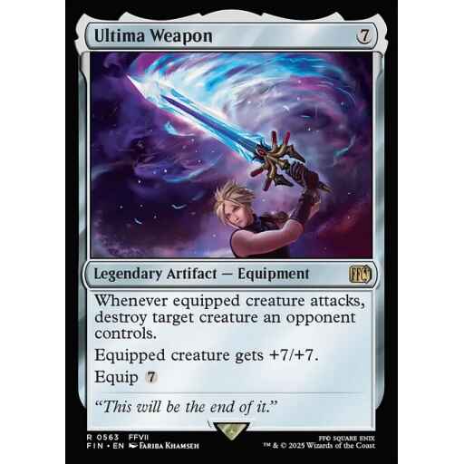 Final Fantasy - 563 - Ultima Weapon - Rare - C - Non-foil