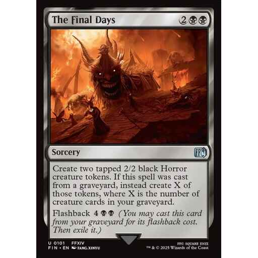 Final Fantasy - 101 - The Final Days - Uncommon - B - Non-foil