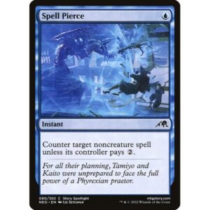 Kamigawa: Neon Dynasty - 80 - Spell Pierce - Common - U - Foil