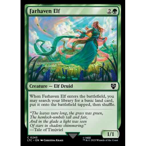 Tales of Middle-earth Commander - 243 - Farhaven Elf - Common - G - Non-foil