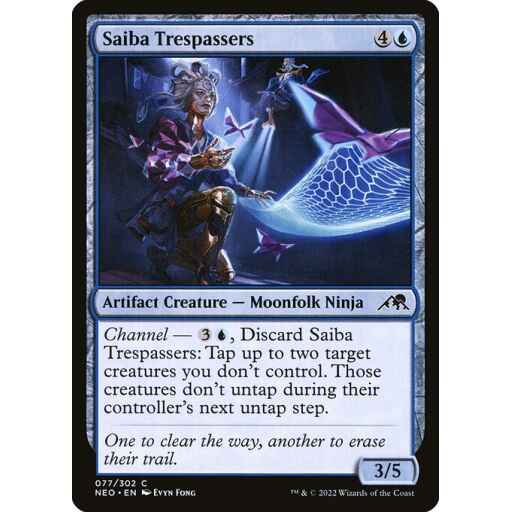 Kamigawa: Neon Dynasty - 77 - Saiba Trespassers - Common - U - Foil