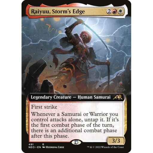 Kamigawa: Neon Dynasty - 491 - Raiyuu, Storm's Edge - Rare - WR - Non-foil