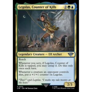 The Lord of the Rings: Tales of Middle-earth - 212 - Legolas, Counter of Kills - Uncommon - UG - Foil