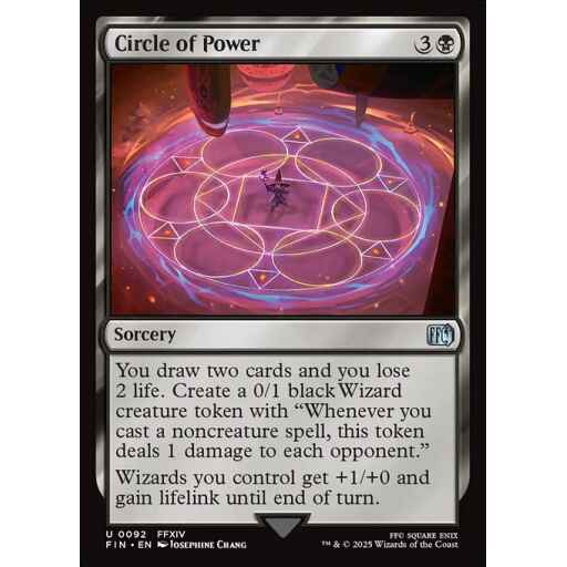 Final Fantasy - 92 - Circle of Power - Uncommon - B - Non-foil