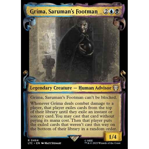 Tales of Middle-earth Commander - 464 - Gríma, Saruman's Footman - Rare - UB - Non-foil