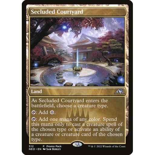 Kamigawa: Neon Dynasty - 512 - Secluded Courtyard - Uncommon - C - Non-foil