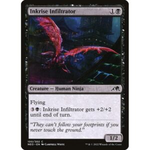 Kamigawa: Neon Dynasty - 100 - Inkrise Infiltrator - Common - B - Foil