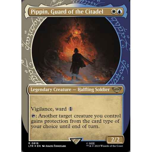 The Lord of the Rings: Tales of Middle-earth - 818 - Pippin, Guard of the Citadel - Rare - WU - Foil