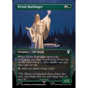 Tales of Middle-earth Commander - 527 - Elvish Harbinger - Uncommon - G - Foil