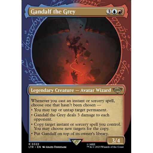 The Lord of the Rings: Tales of Middle-earth - 322 - Gandalf the Grey - Rare - UR - Non-foil