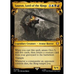 Tales of Middle-earth Commander - 478 - Sauron, Lord of the Rings - Mythic - Multi - Non-foil