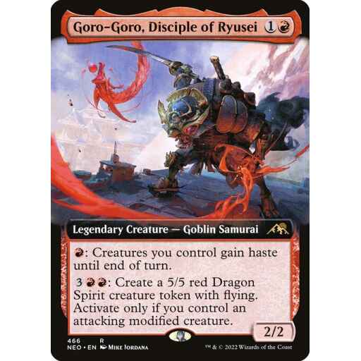 Kamigawa: Neon Dynasty - 466 - Goro-Goro, Disciple of Ryusei - Rare - R - Foil
