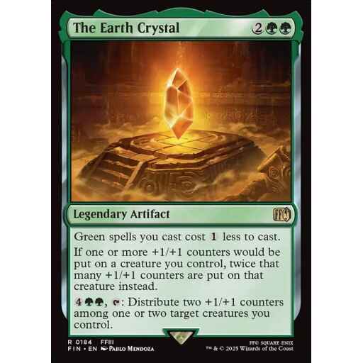 Final Fantasy - 184 - The Earth Crystal - Rare - G - Foil