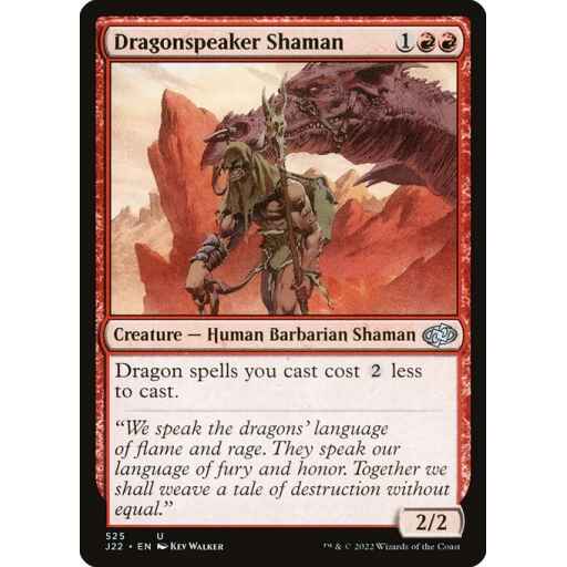 Jumpstart 2022 - 525 - Dragonspeaker Shaman - Uncommon - R - Non-foil