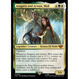 The Lord of the Rings: Tales of Middle-earth - 287 - Aragorn and Arwen, Wed - Mythic - WG - Foil