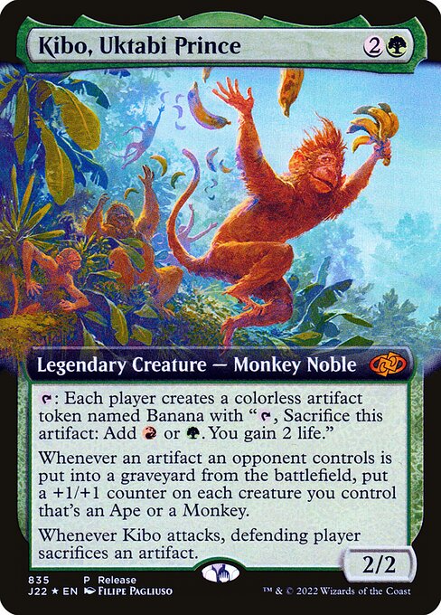 Jumpstart 2022 - 835 - Kibo, Uktabi Prince - Mythic - G - Foil