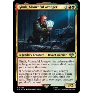 The Lord of the Rings: Tales of Middle-earth - 209 - Gimli, Mournful Avenger - Rare - RG - Foil