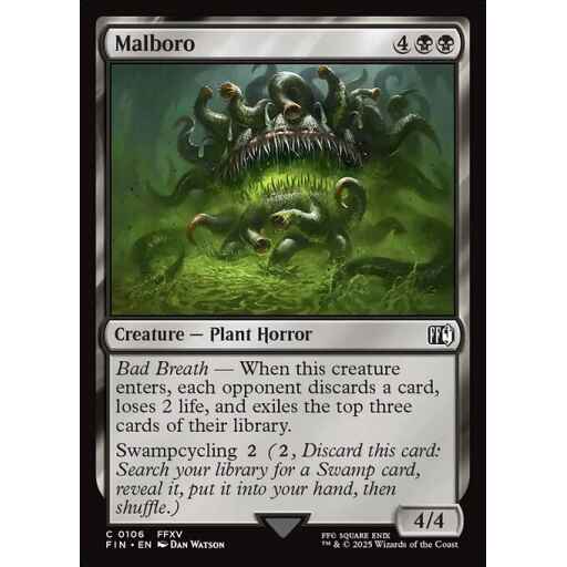 Final Fantasy - 106 - Malboro - Common - B - Foil