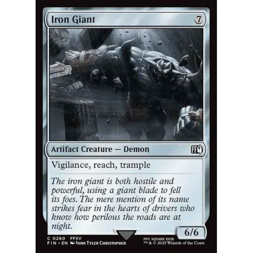 Final Fantasy - 260 - Iron Giant - Common - C - Foil
