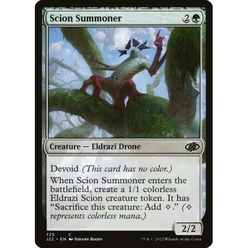 Jumpstart 2022 - 725 - Scion Summoner - Common - C - Non-foil