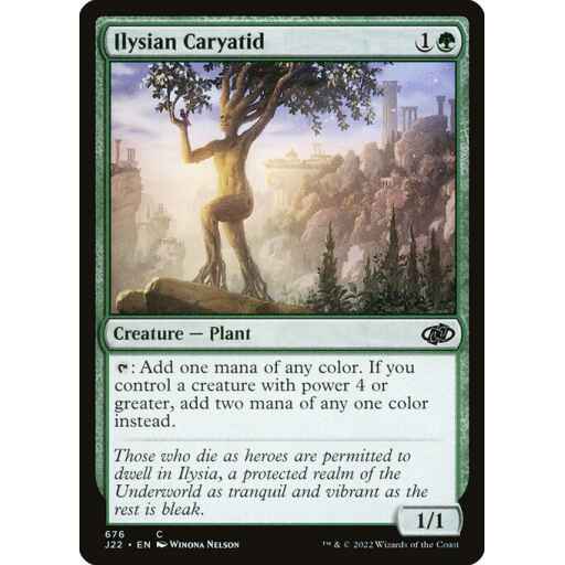 Jumpstart 2022 - 676 - Ilysian Caryatid - Common - G - Non-foil