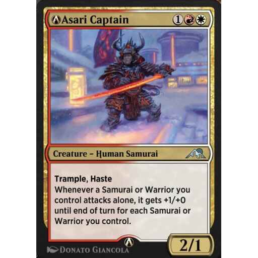 Kamigawa: Neon Dynasty - A-215 - A-Asari Captain - Uncommon - WR - Non-foil