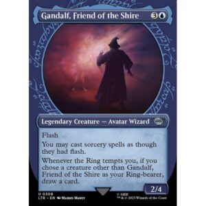 The Lord of the Rings: Tales of Middle-earth - 308 - Gandalf, Friend of the Shire - Uncommon - U - Foil