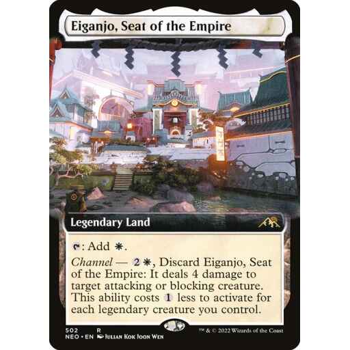 Kamigawa: Neon Dynasty - 502 - Eiganjo, Seat of the Empire - Rare - C - Non-foil