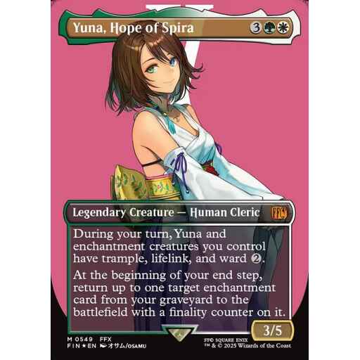 Final Fantasy - 549 - Yuna, Hope of Spira - Mythic - WG - Foil