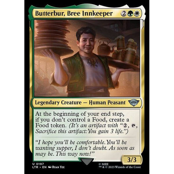 The Lord of the Rings: Tales of Middle-earth - 197 - Butterbur, Bree Innkeeper - Uncommon - WG - Non-foil