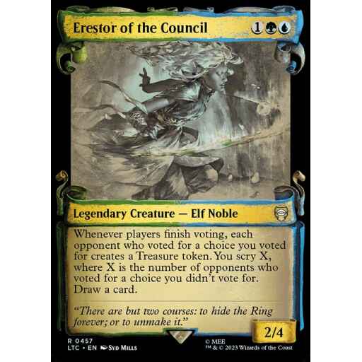 Tales of Middle-earth Commander - 457 - Erestor of the Council - Rare - UG - Non-foil
