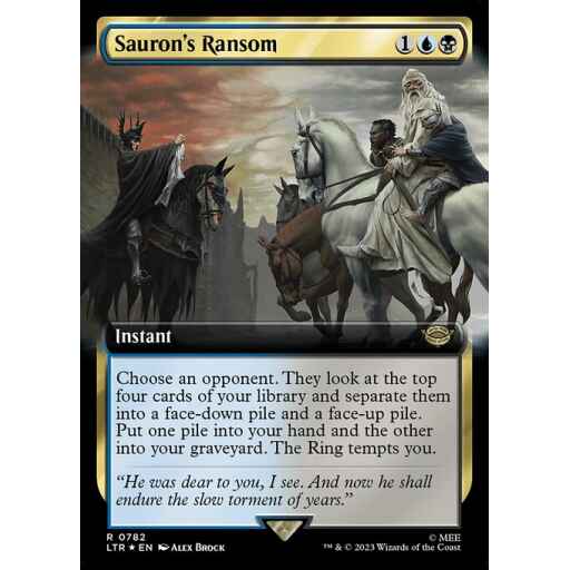 The Lord of the Rings: Tales of Middle-earth - 782 - Sauron's Ransom - Rare - UB - Foil