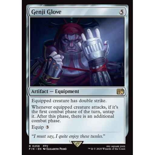 Final Fantasy - 258 - Genji Glove - Rare - C - Foil