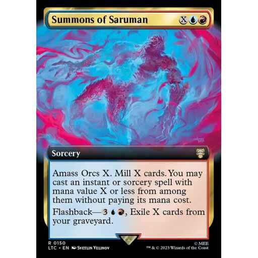 Tales of Middle-earth Commander - 150 - Summons of Saruman - Rare - UR - Non-foil