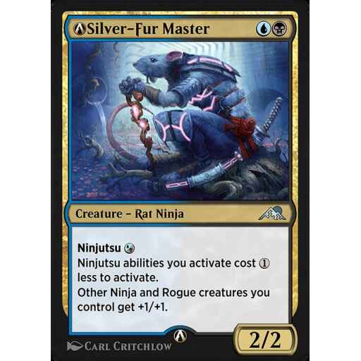 Kamigawa: Neon Dynasty - A-236 - A-Silver-Fur Master - Uncommon - UB - Non-foil