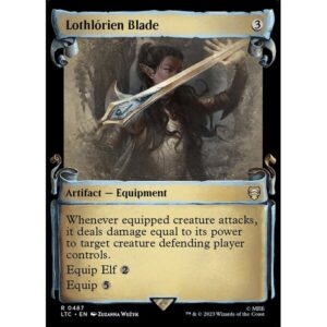 Tales of Middle-earth Commander - 487 - Lothlórien Blade - Rare - C - Non-foil