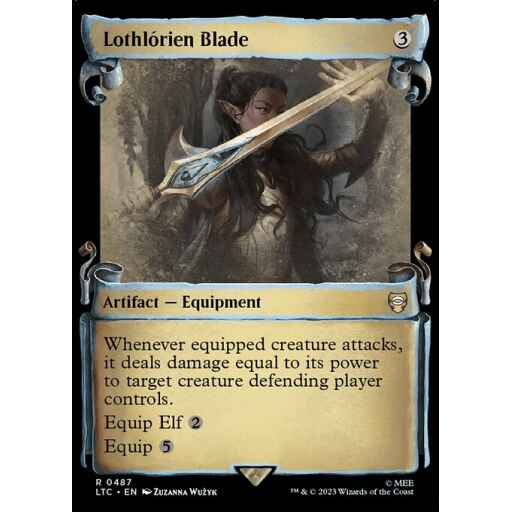 Tales of Middle-earth Commander - 487 - Lothlórien Blade - Rare - C - Non-foil