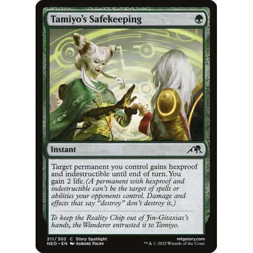 Kamigawa: Neon Dynasty - 211 - Tamiyo's Safekeeping - Common - G - Non-foil