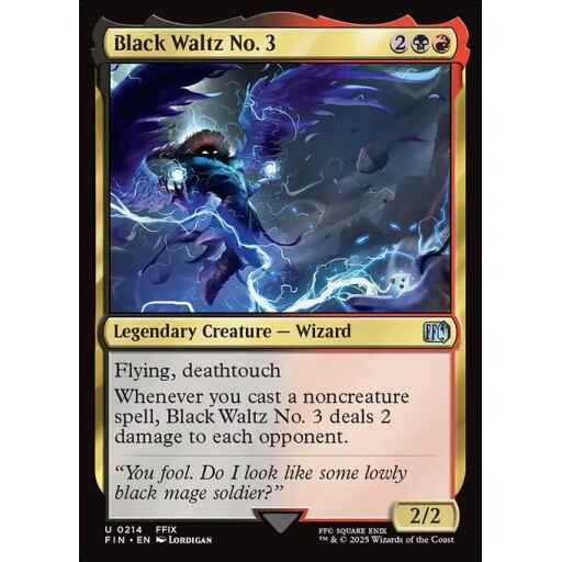 Final Fantasy - 214 - Black Waltz No. 3 - Uncommon - BR - Foil