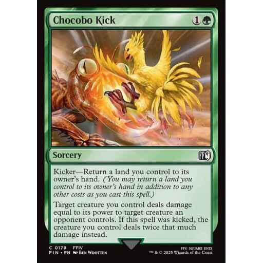 Final Fantasy - 178 - Chocobo Kick - Common - G - Foil